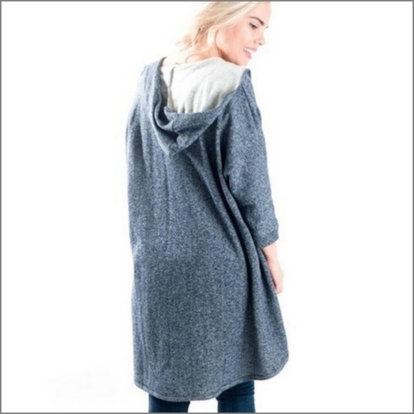 ❣️ALL FOR COLOR Hooded Kimono #f8o01p08a24r422 - Picture 2 of 8